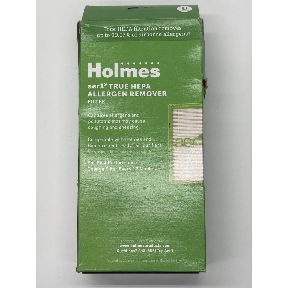 Holmes aer1 True HEPA Allergen Remover Filter 2-Pack Type D HAPF300AHD NEW - Picture 3 of 6